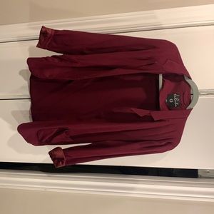 Maroon thin blazer Talula size 4